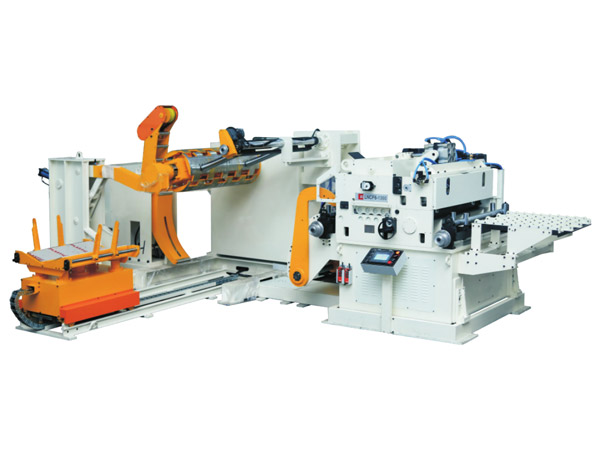 三(sān)機一體(ti)高配型(xing)精密型(xíng)料架矯(jiǎo)直送料(liao)機